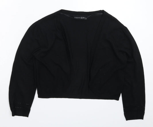 Womens UK Size 10 Atmosphere Black Cardigan Jumper