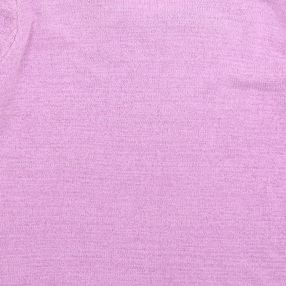 Womens UK Size S BM Pink Pullover Jumper