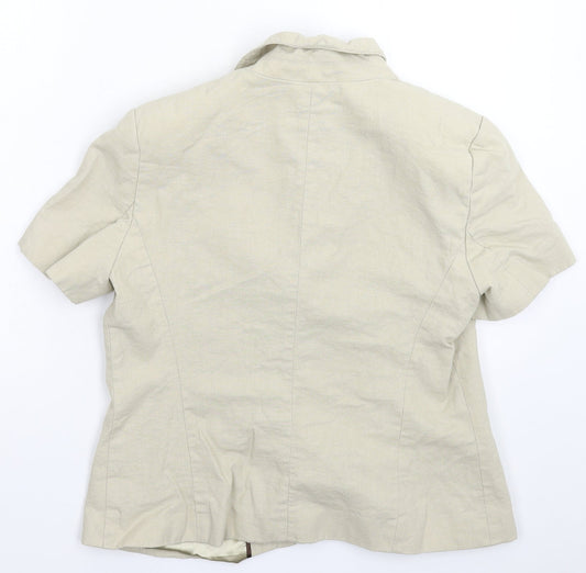 Klass Womens Grey Jacket Blazer Size 14