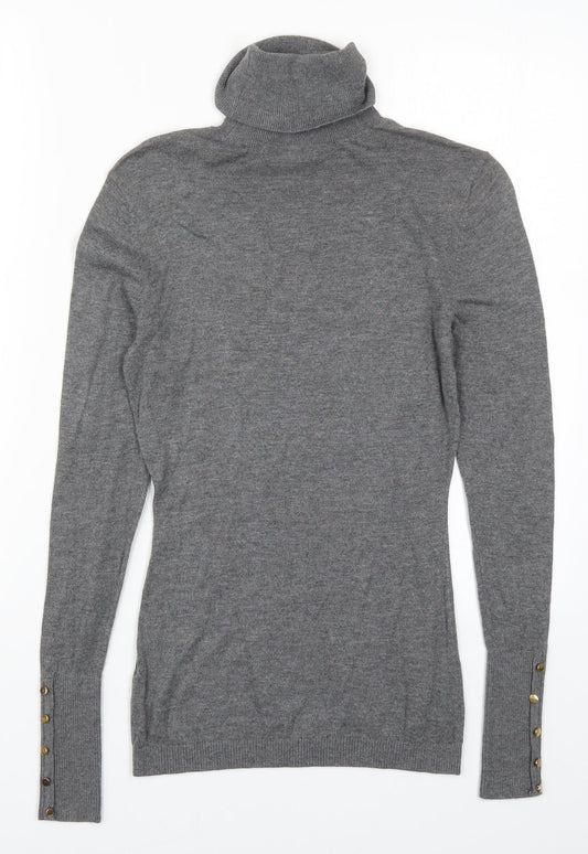 H&M Womens Grey Knit Pullover Jumper Size XS