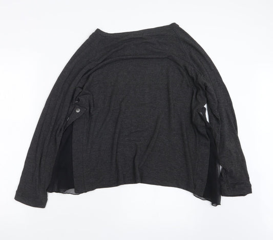 Womens UK Size XL Soul Grey Basic T-Shirt