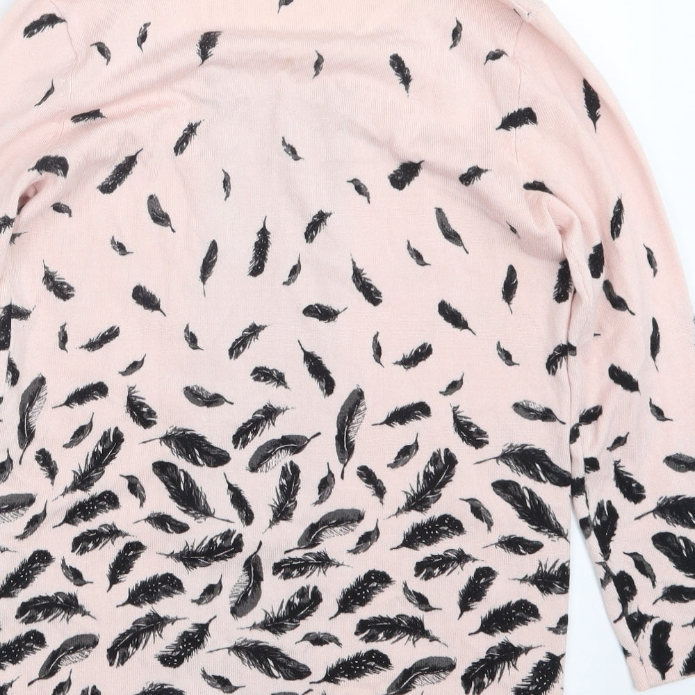 Womens UK Size 8 M&Co Pink Pullover Jumper