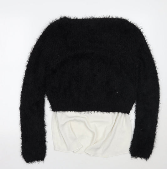 Womens UK Size 12 NEXT Black Pullover Jumper