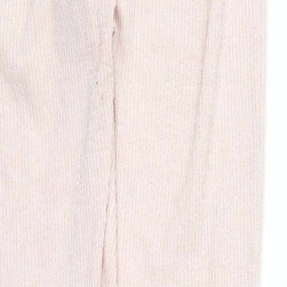 Womens UK Size 10 Primark Regular Fit Pink Trousers