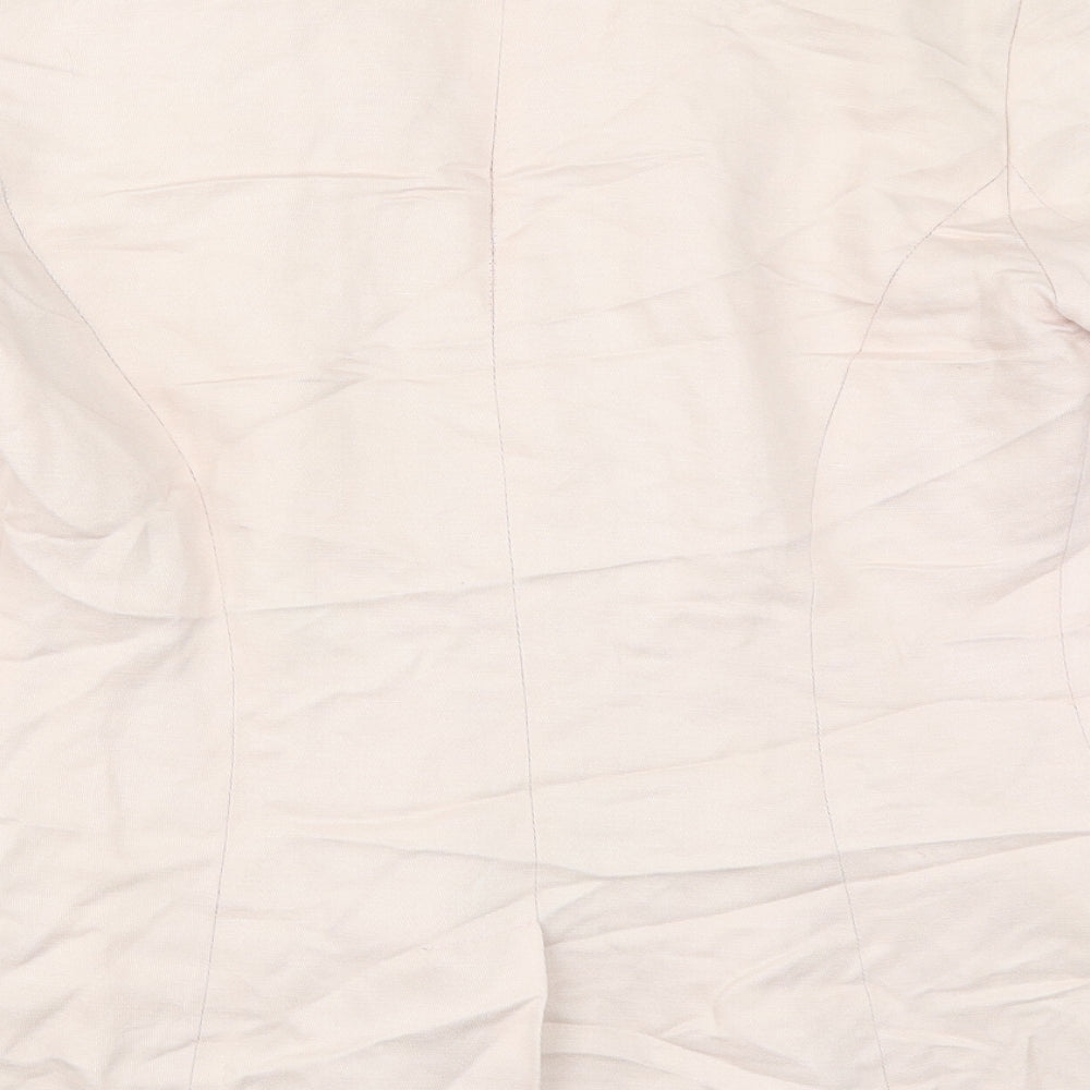 Warehouse Womens Pink Jacket Suit Jacket Size 10