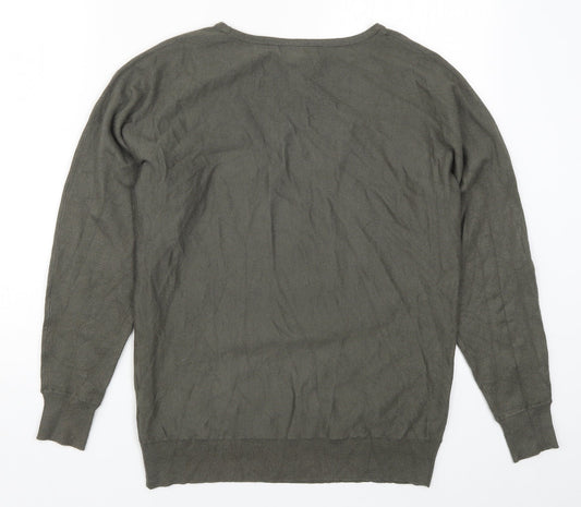 Primark Womens Green Knit Pullover Jumper Size 10
