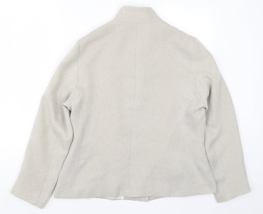 Womens UK Size 16 Preworn Grey Jacket