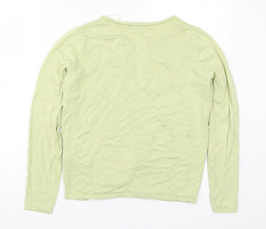 Womens UK Size XS Bonmarché Green Cardigan Jumper