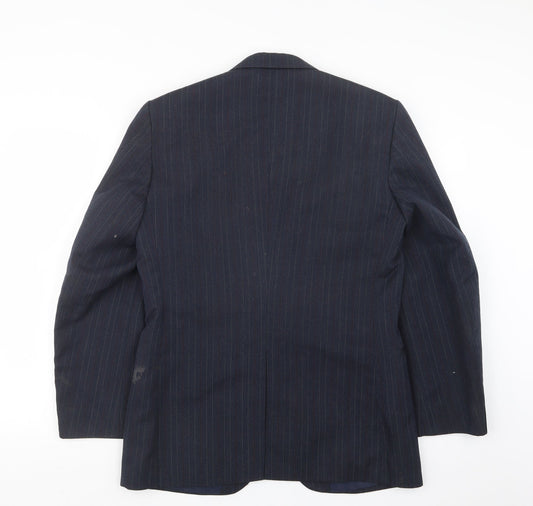 Men's Club Mens Blue Jacket Suit Jacket Size 36
