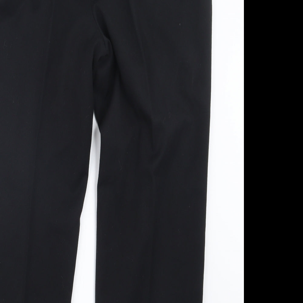Brand and care label for Fair Lady women’s black trousers, size UK 16, 24-inch leg