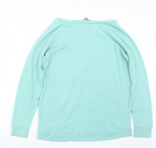 Rubbish Womens Green Pullover Jumper Size M