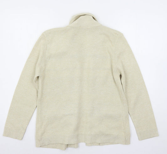 Hand to Hand Womens Ivory Striped Knit Pullover Jumper Size S