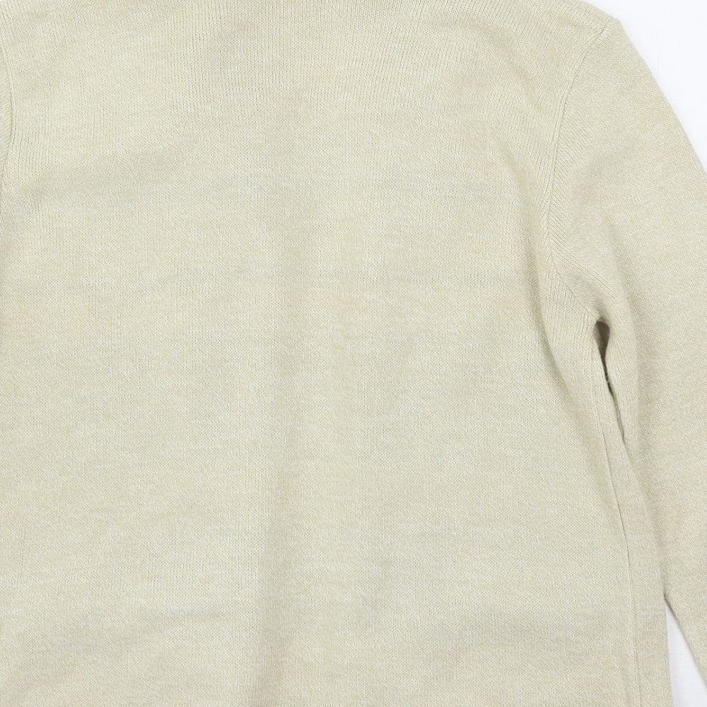 Hand to Hand Womens Ivory Striped Knit Pullover Jumper Size S