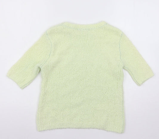 Atmosphere Womens Yellow Knit Pullover Jumper Size 10