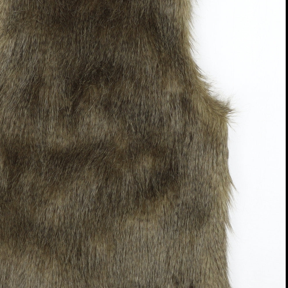 Avenue Womens Brown Jacket Coat Size 8