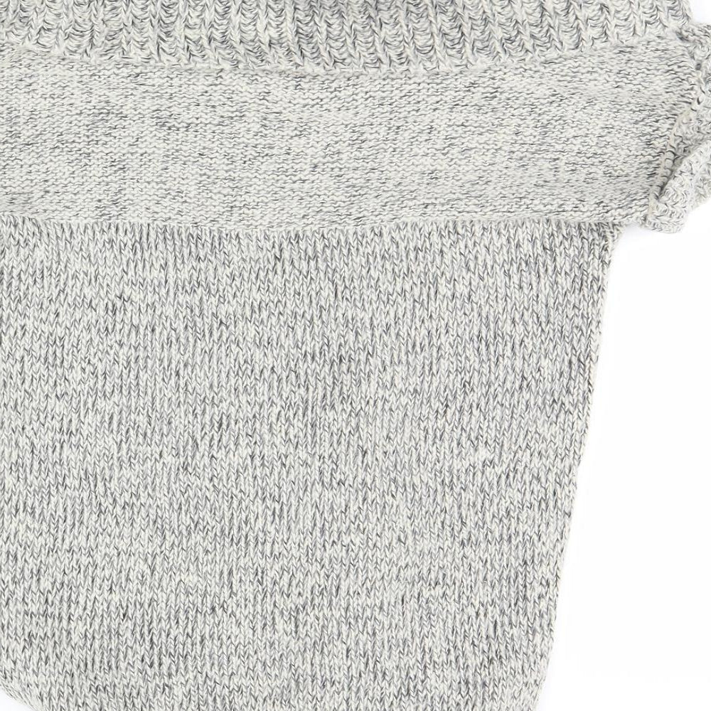 Womens UK Size S New Look Grey Pullover Jumper