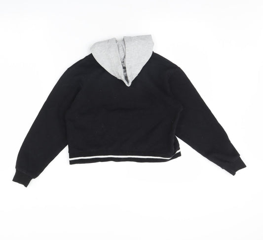 Primark Girls Grey Pullover Hoodie Size 10 Years