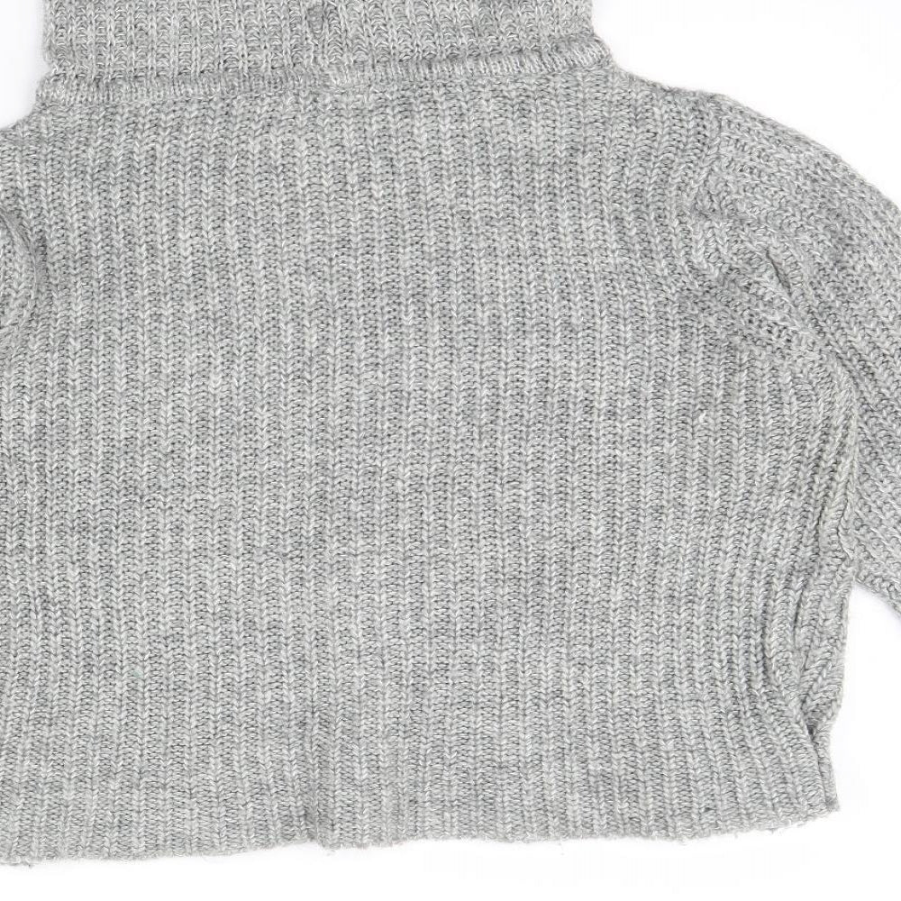 Womens UK Size 14 New Look Grey Pullover Jumper