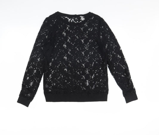 George Womens Black Pullover Jumper Size 10