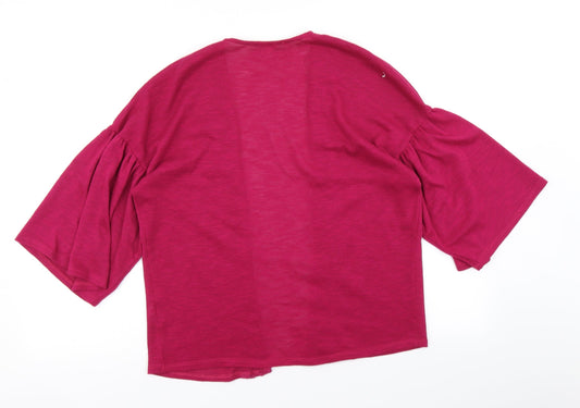 George Womens Pink Knit Cardigan Jumper Size 8