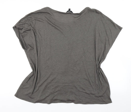 Womens UK Size 10 NEXT Green Basic T-Shirt