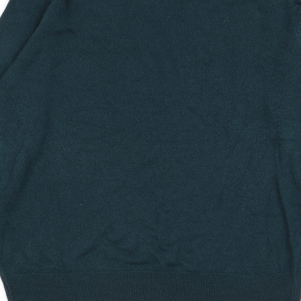 F&F Mens Green Pullover Jumper Size M