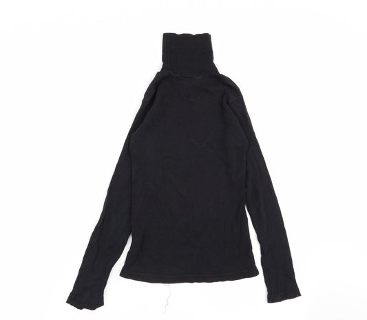 feva diva Girls Black Basic T-Shirt Size 9-10 Years