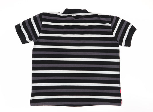 Slazenger Mens Multicoloured Striped Polo Size 2XL