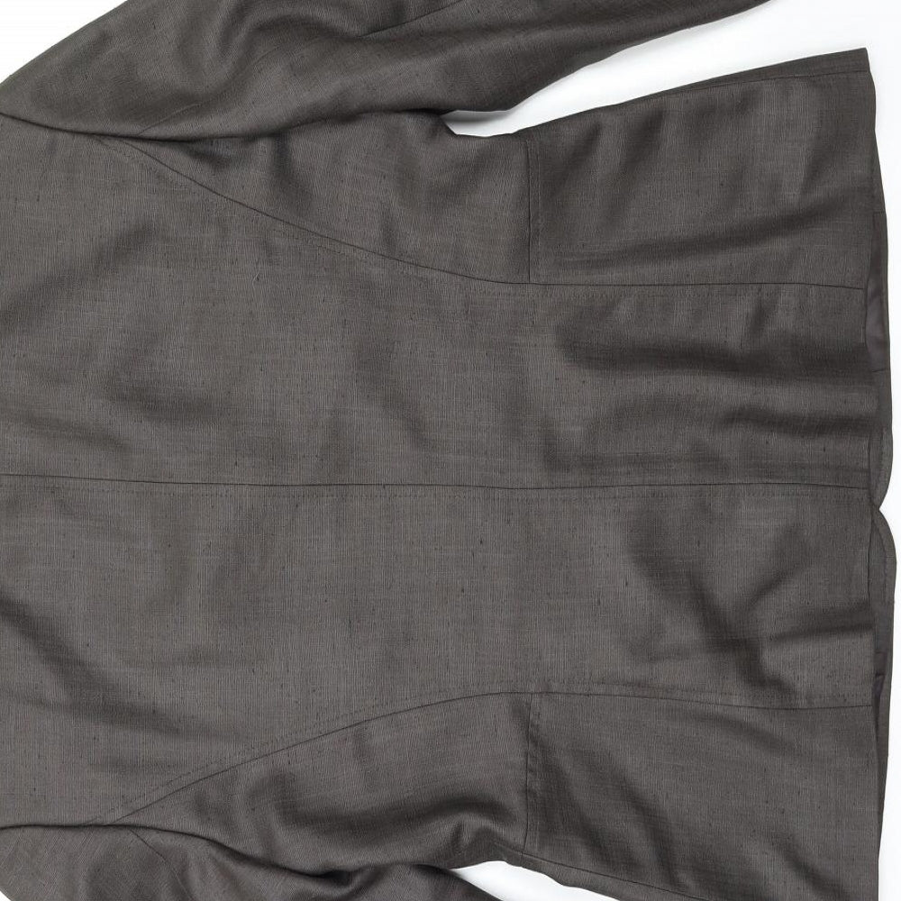 Precis Womens Grey   Jacket Suit Jacket Size 10