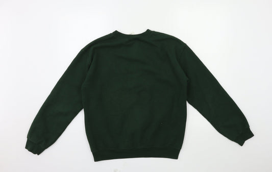 Gildan Womens Green   Pullover Sweatshirt Size S