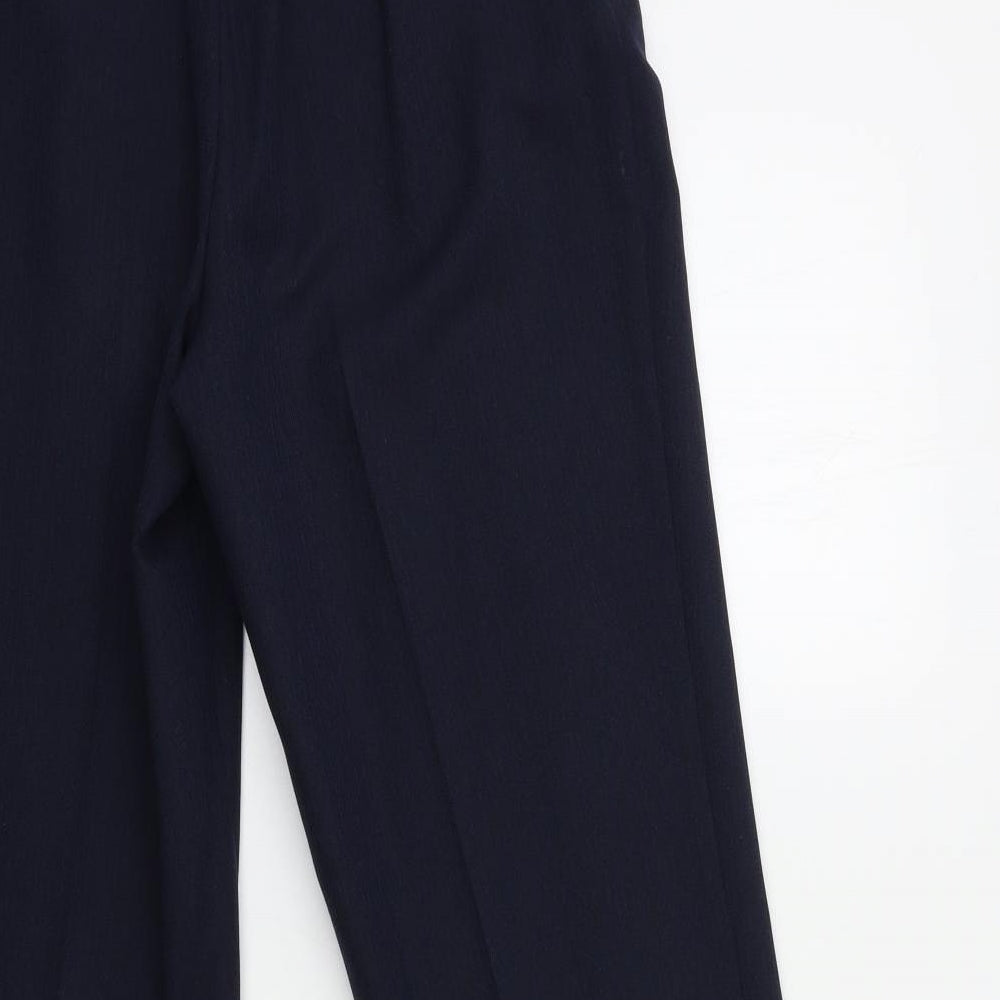 Womens UK Size 10 Marks and Spencer Regular Fit Blue Trousers