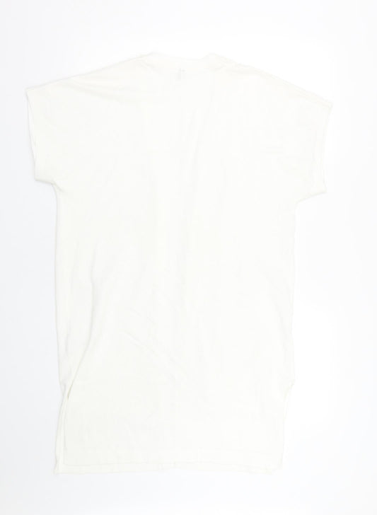 Capsule Womens White Cardigan Jumper Size 14