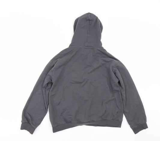 George Girls Grey Pullover Hoodie Size 9-10 Years
