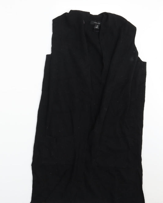 Womens UK Size S Atmosphere Black Wrap Jumper