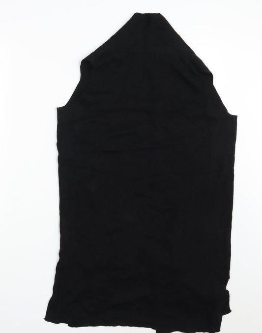 Womens UK Size S Atmosphere Black Wrap Jumper