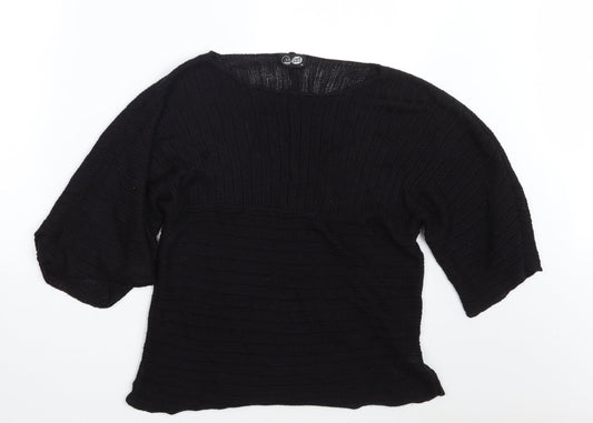 Additional front view of Cheap Monday women’s black jumper, size XS