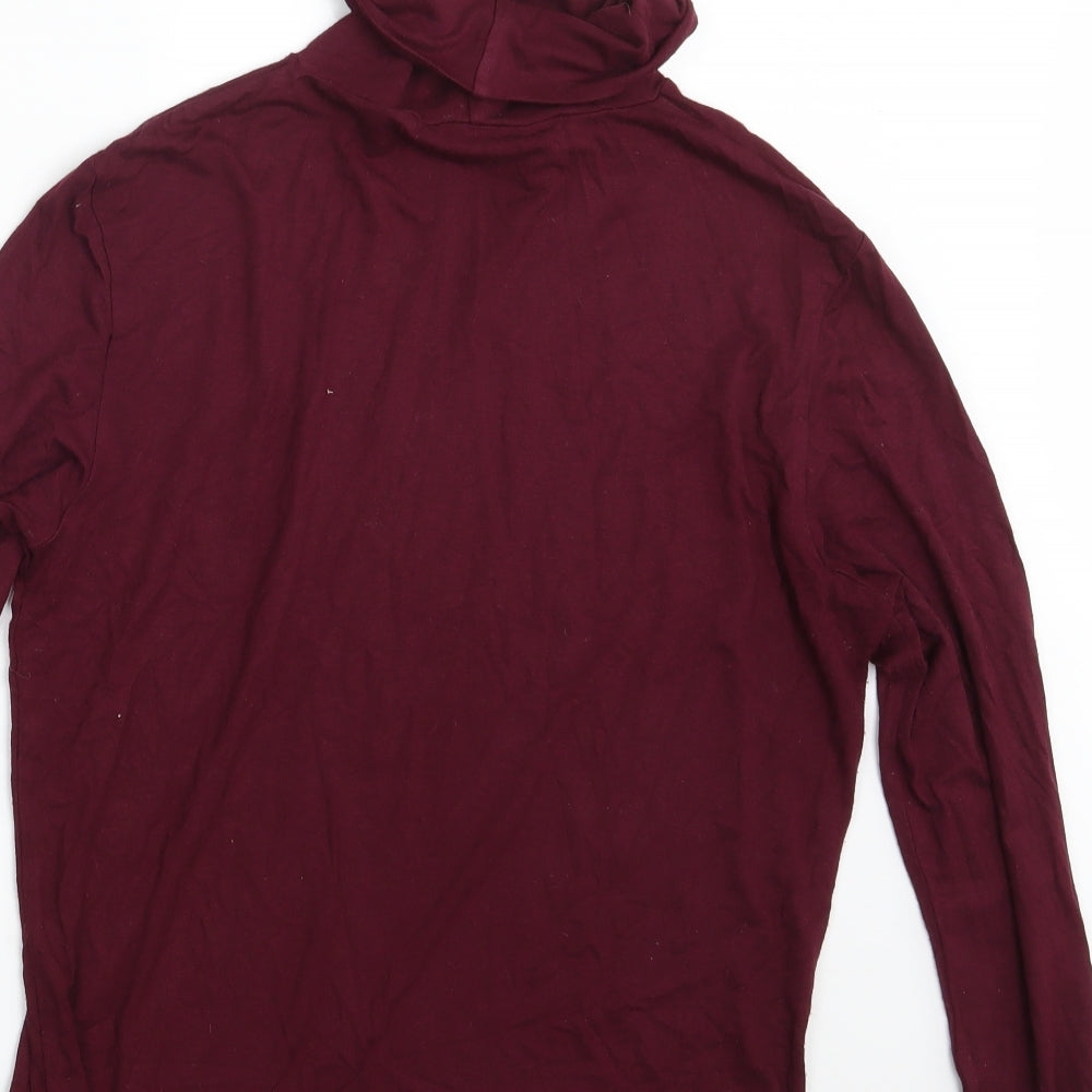 Womens UK Size 16 Dorothy Perkins Purple Basic T-Shirt
