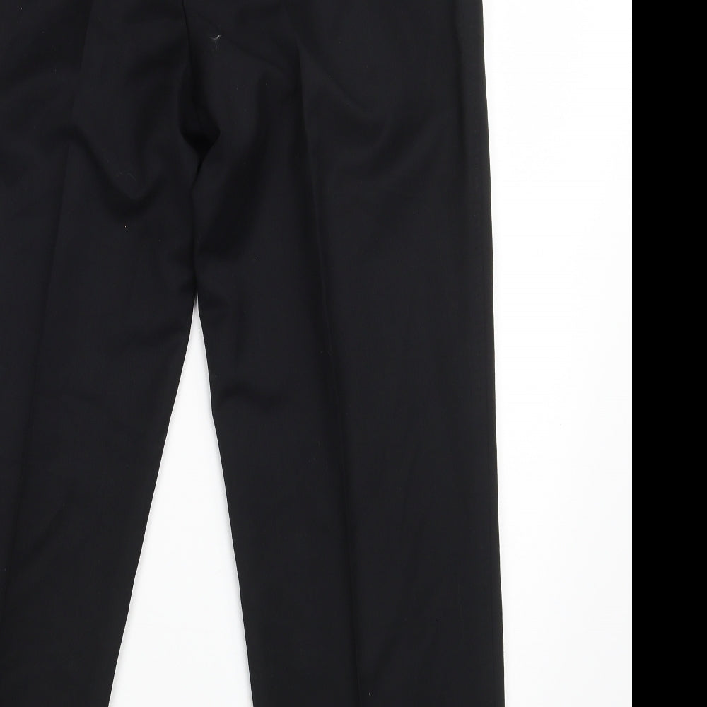 Preworn Mens Black Trousers Size 30 in L27 in