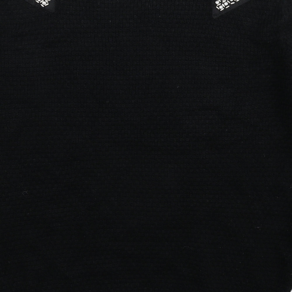 Womens UK Size 14 Select Black Pullover Jumper