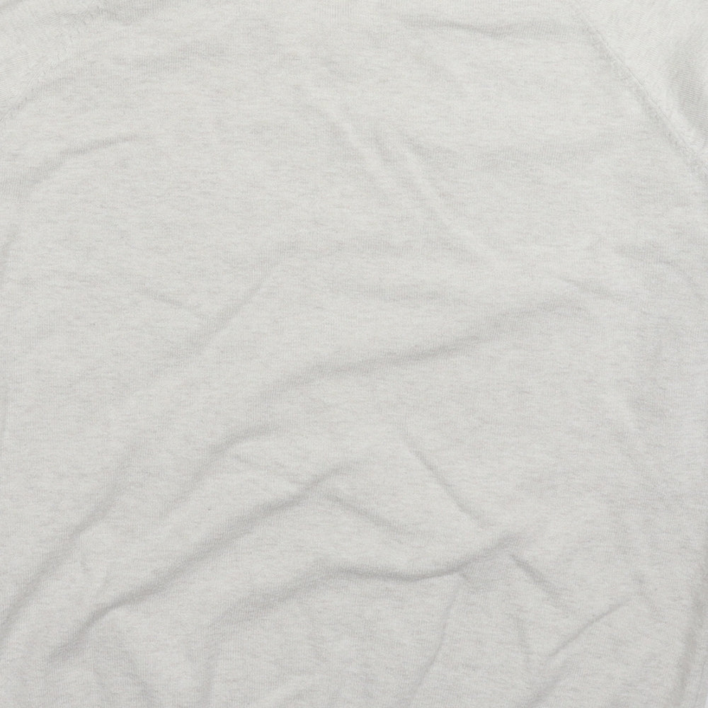 Cedar Wood State Mens Grey Knit Pullover Jumper Size L