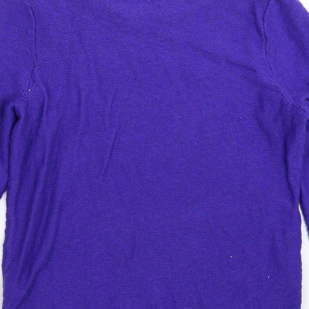 Womens UK Size XS Bonmarché Blue Pullover Jumper