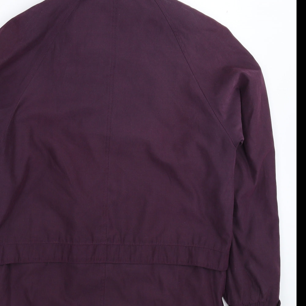 Womens UK Size 10 BHS Purple Parka Coat