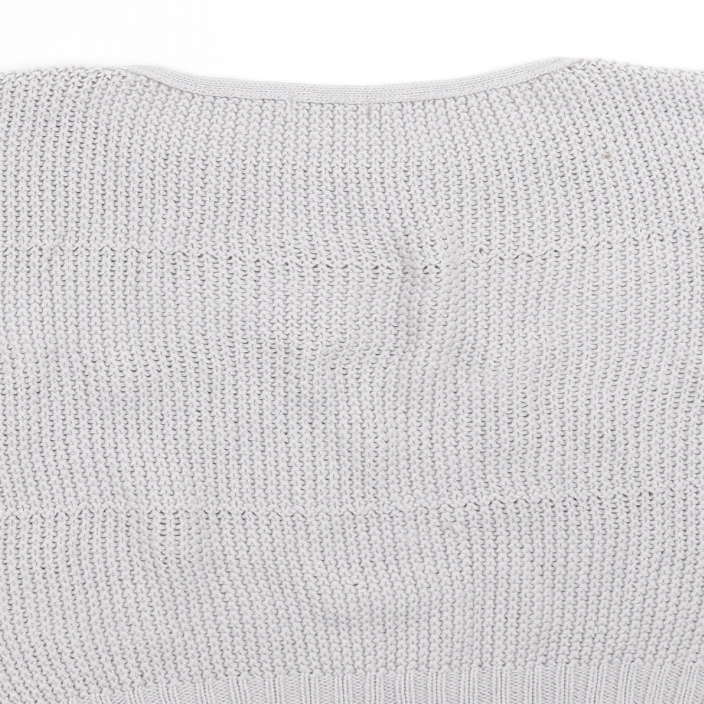 TU Womens Grey Knit Pullover Jumper Size 12