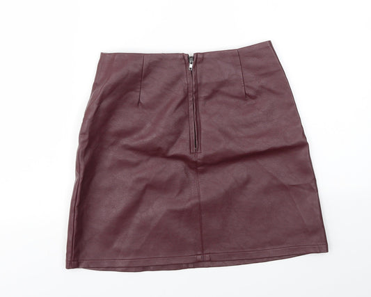 Primark Womens Purple A-Line Skirt Size 8