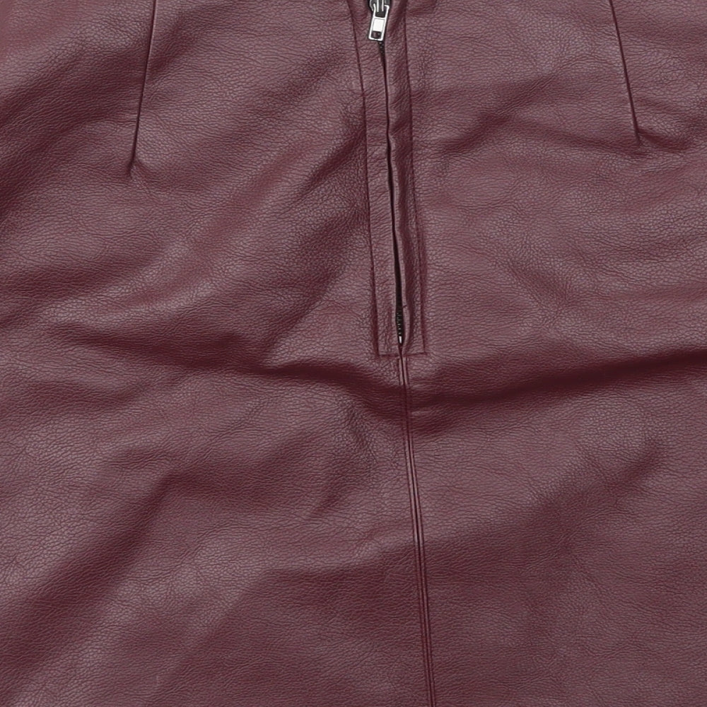 Primark Womens Purple A-Line Skirt Size 8