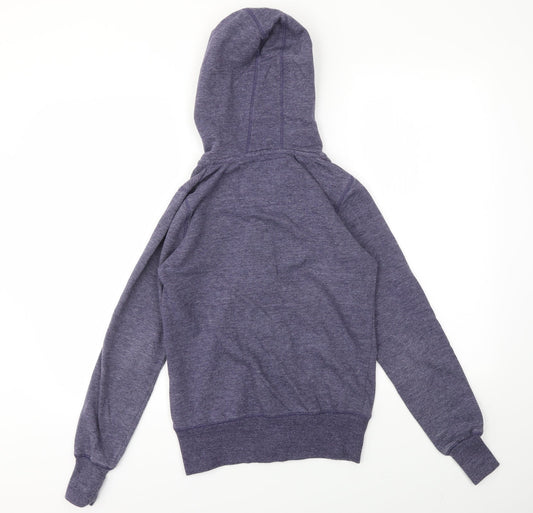 Womens UK Size 8 New Look Blue Full Zip Jumper