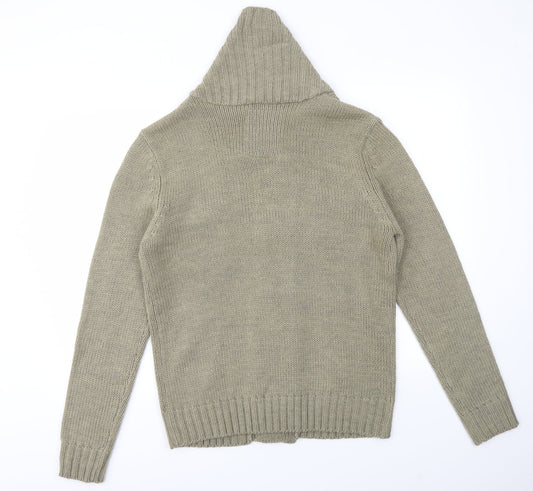 SAND STONE Womens Green Cardigan Jumper Size M