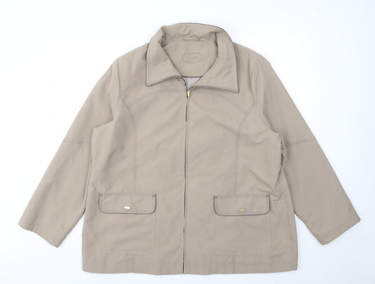 Womens UK Size L BM Beige Jacket