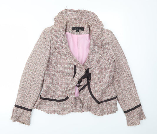 Additional front view of Kasper women’s orange jacket blazer, size M