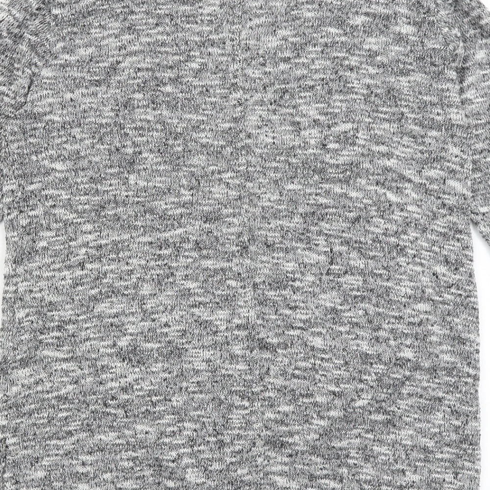 Womens UK Size M Miss Selfridge Grey Cardigan Jumper